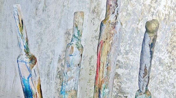 APOCALIPSIS, detalle. Madera tallada y policromada